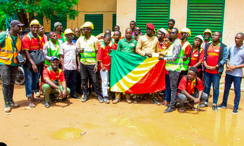 CELEBRATION DU 15 AOUT PAR DES JEUNES CONGOLAIS RESIDANT AU BURKINA FASO.