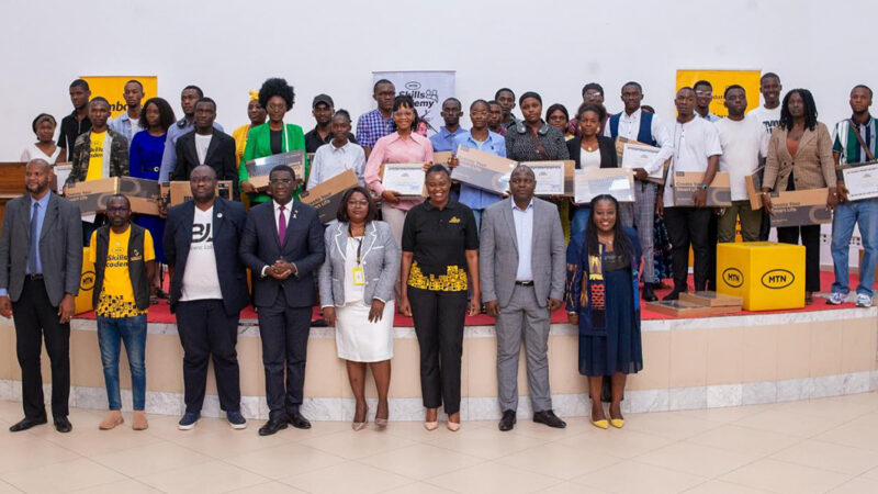 REMISE DES CERTIFICATS MTN SKILLS ACADEMY À BRAZZAVILLE